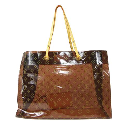 louis vuitton see through bag.